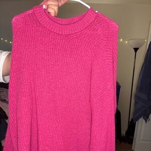 Xl hot pink sweater from American Eagle